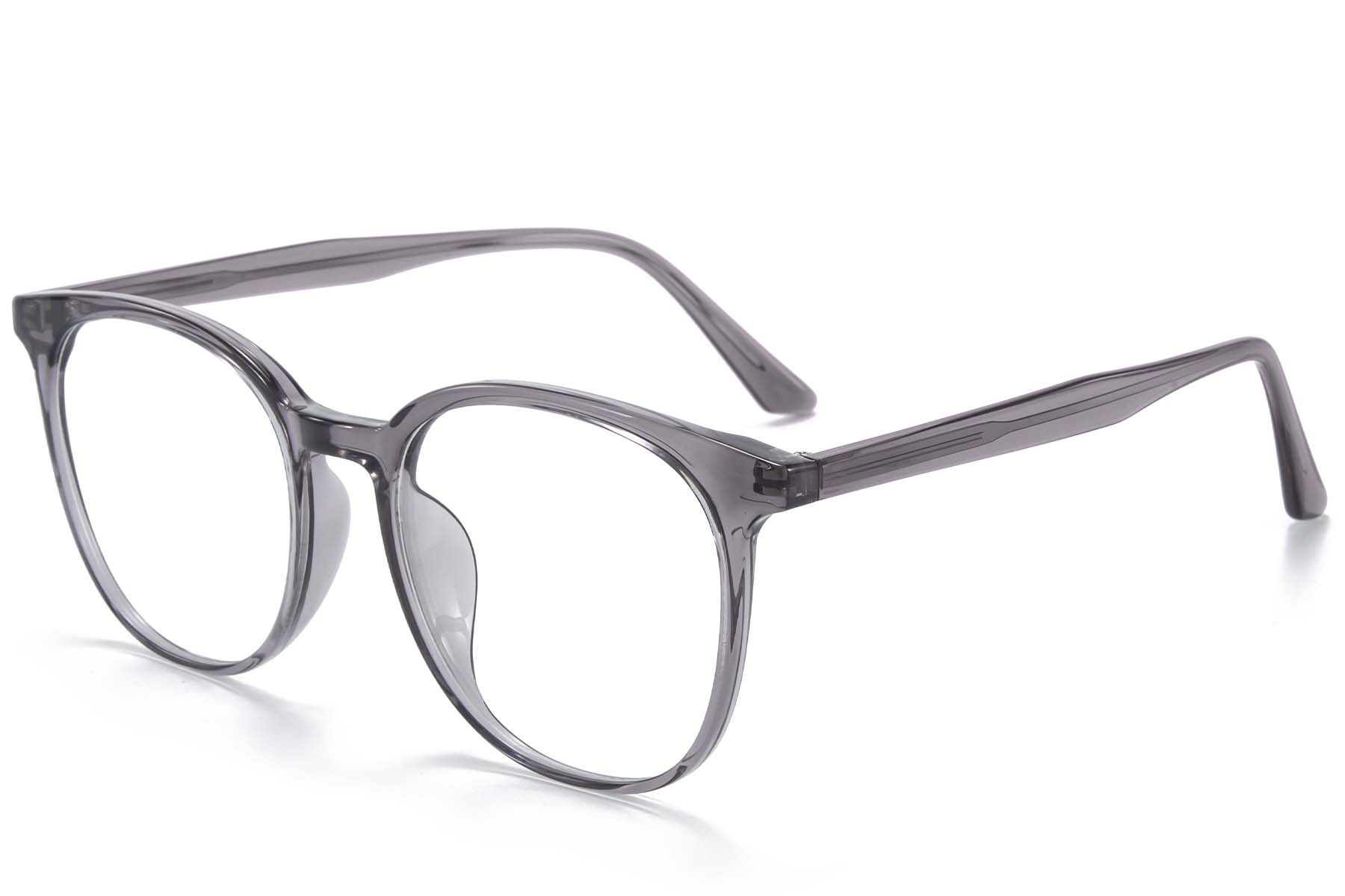 Gafas ovaladas grises TR90 #BS218-0772