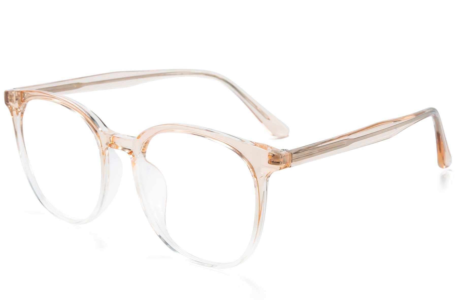 Lunettes ovales orange TR90 #BS218-0774