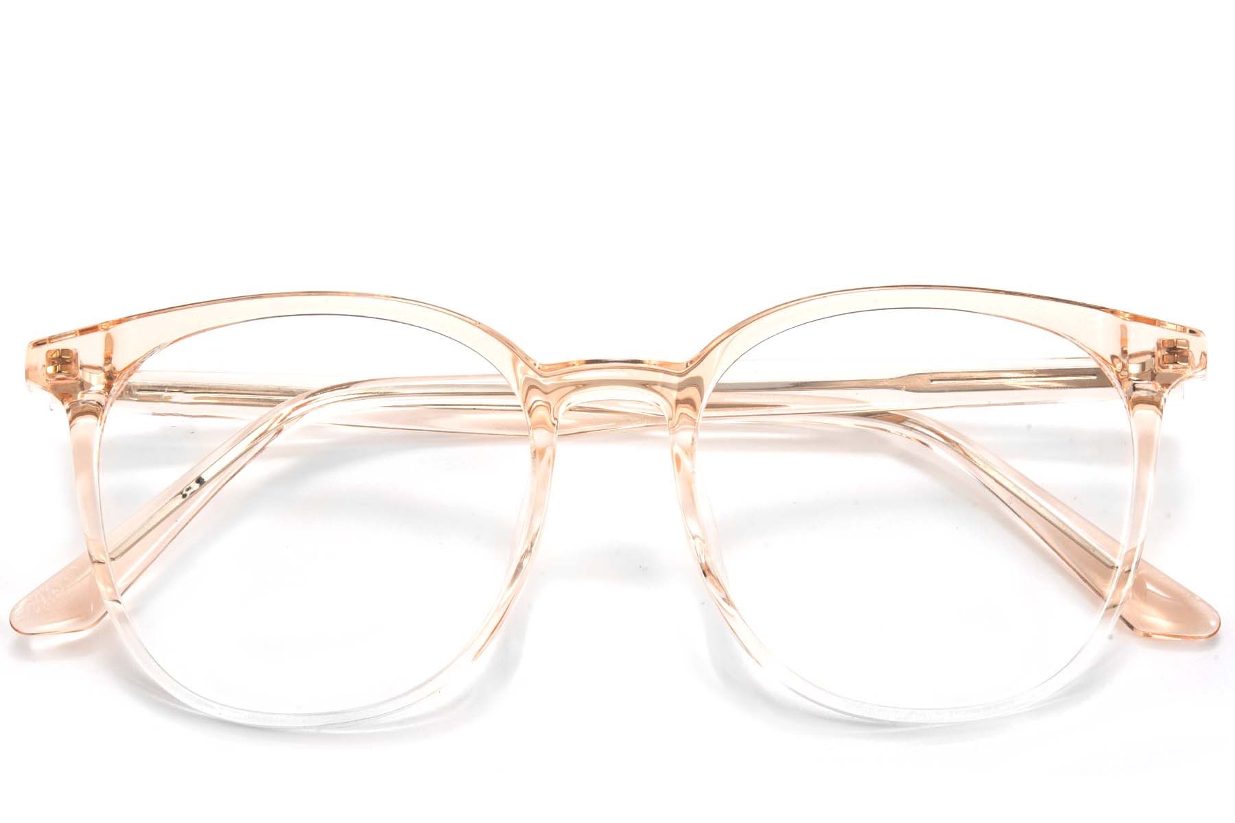 Lunettes ovales orange TR90 #BS218-0774