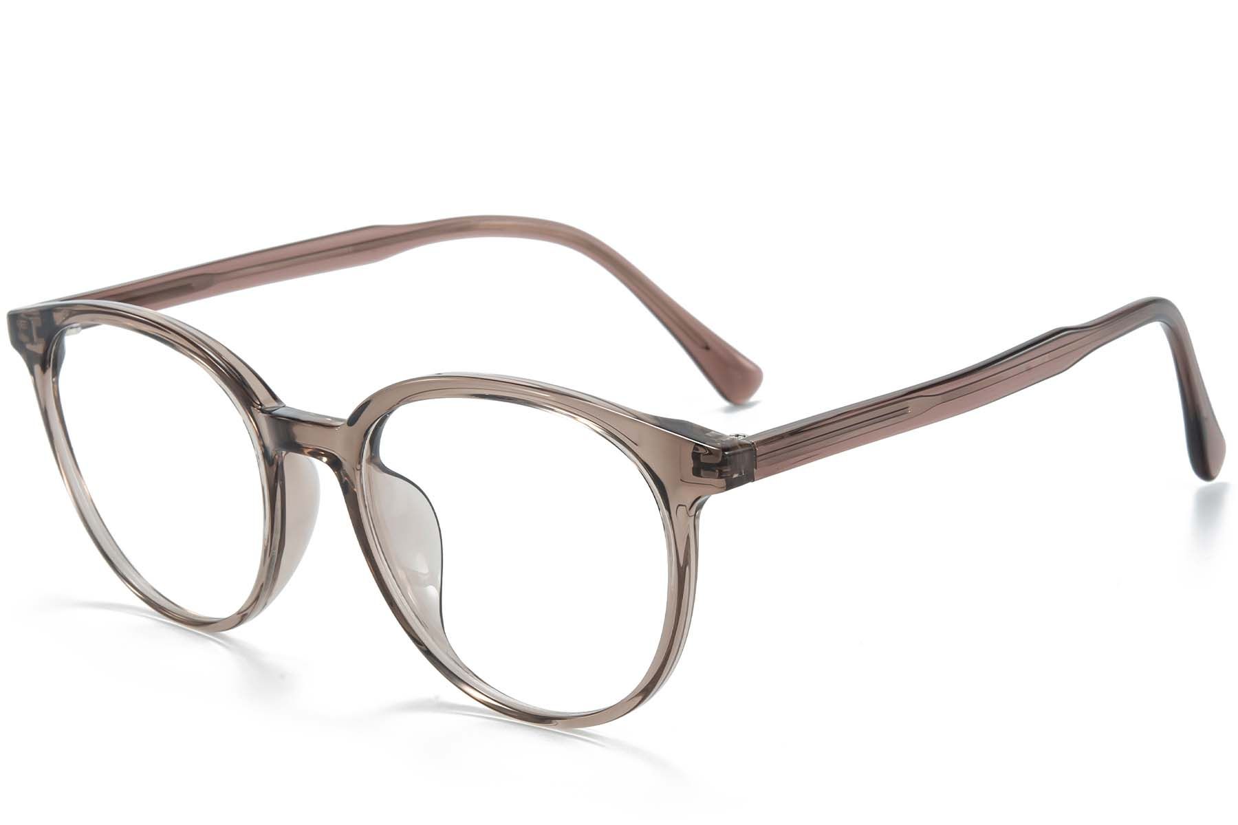 Oval Brown TR90 Glasses #BS218-0783