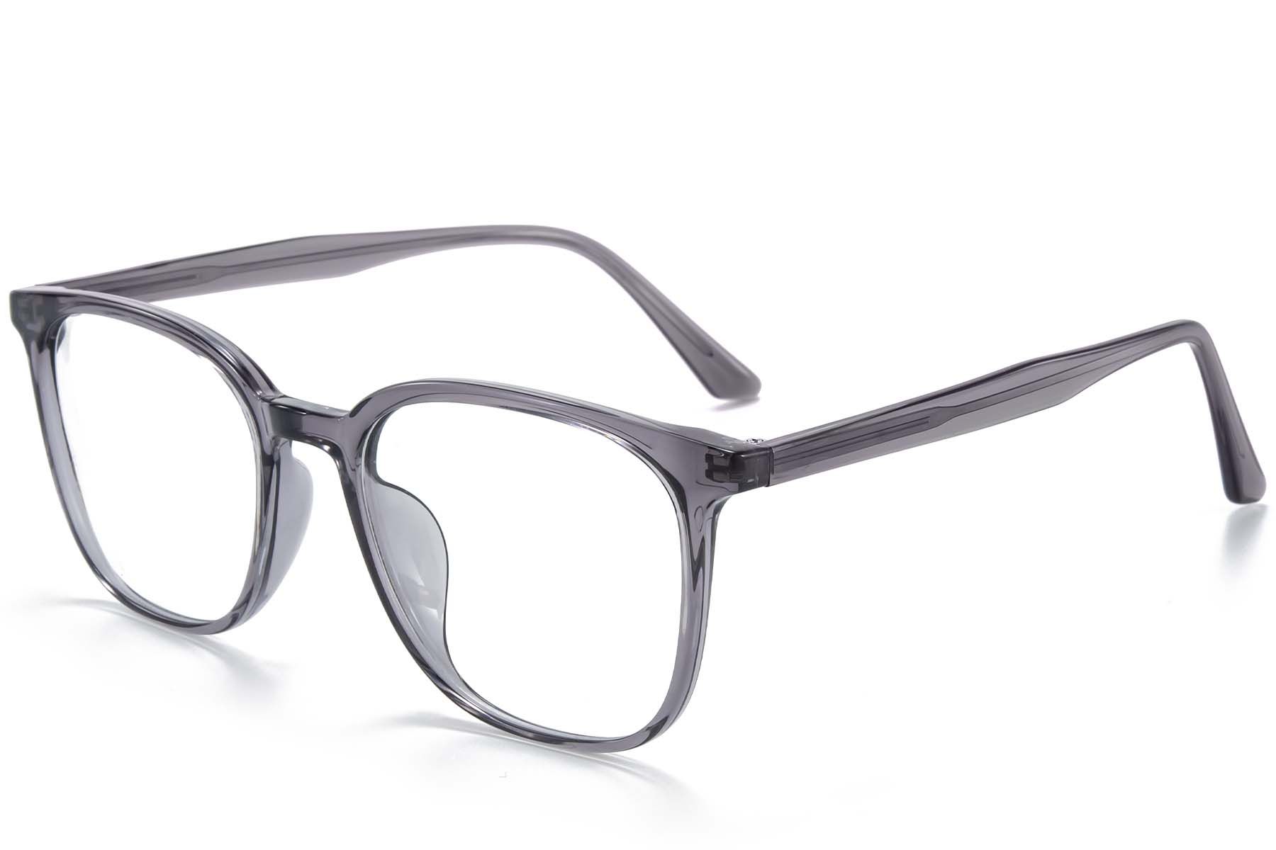 Lunettes rectangulaires grises TR90 #BS218-0796