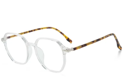 Lunettes géométriques transparentes TR90 #BS218-0807