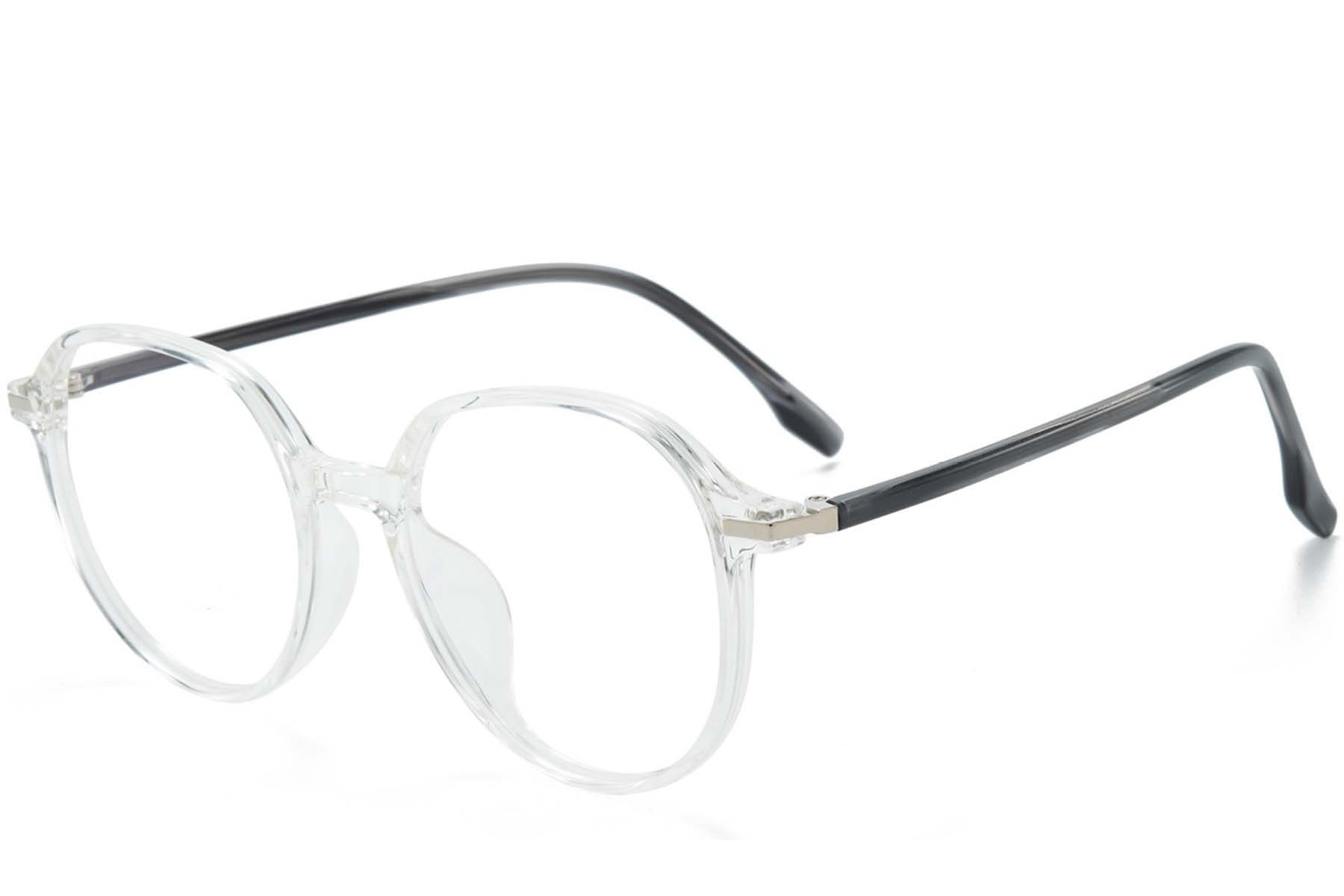 Occhiali ovali trasparenti in TR90 #BS218-0826