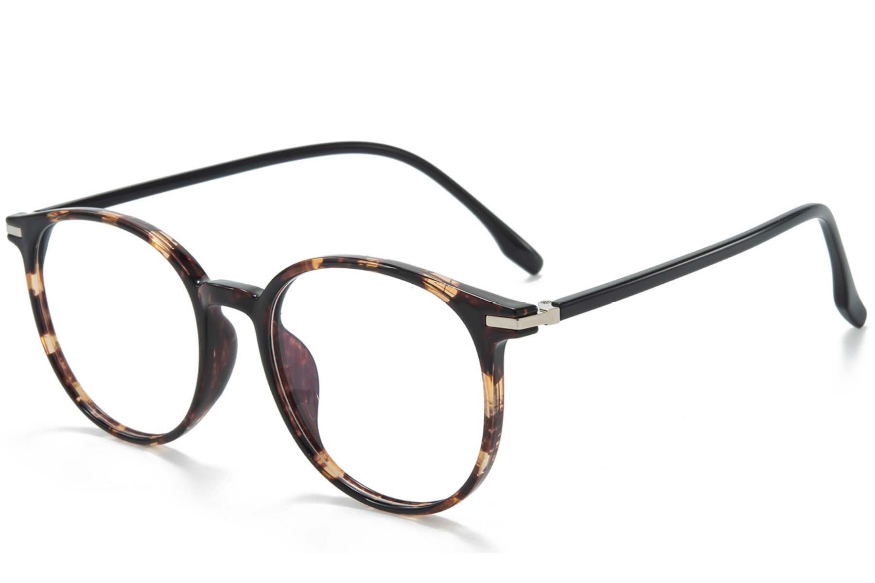 Gafas ovaladas de carey TR90 #BS218-0839