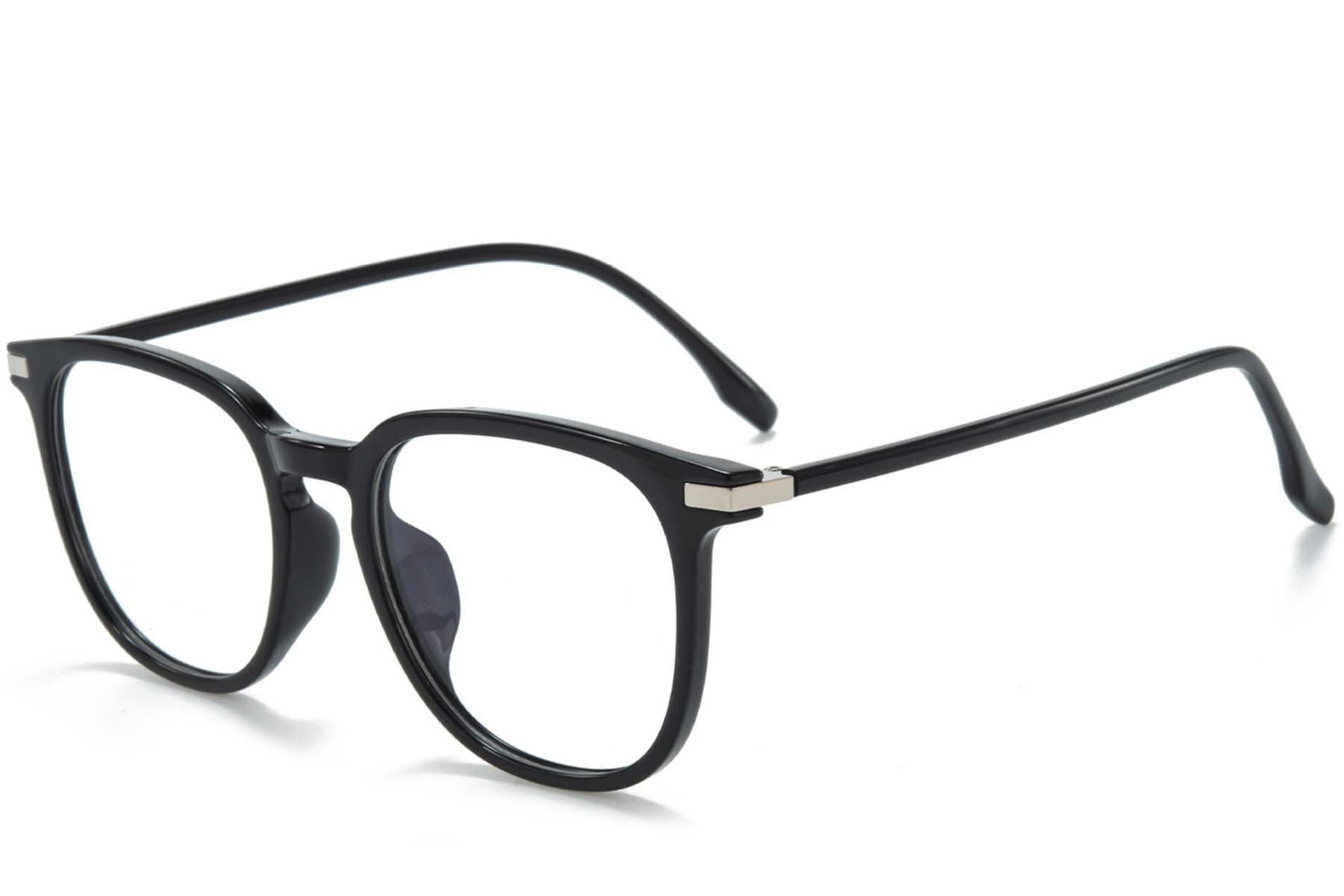 Rectangular Black TR90 Glasses #BS218-0849