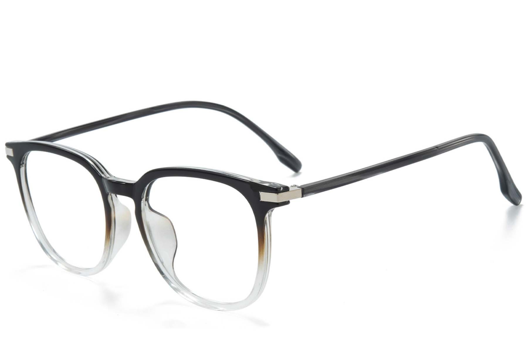 Rectangular Black TR90 Glasses #BS218-0850