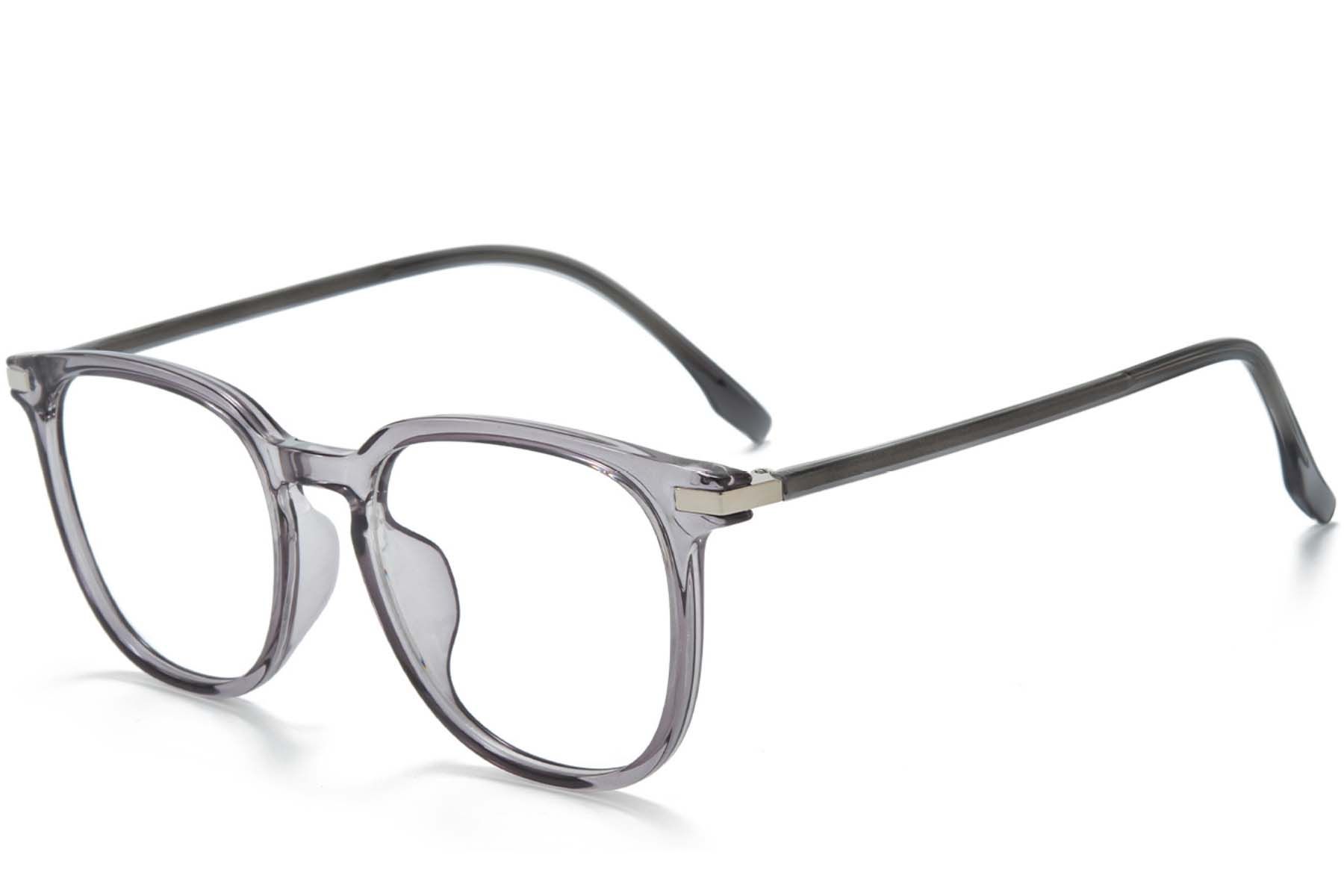 Rectangular Grey TR90 Glasses #BS218-0851