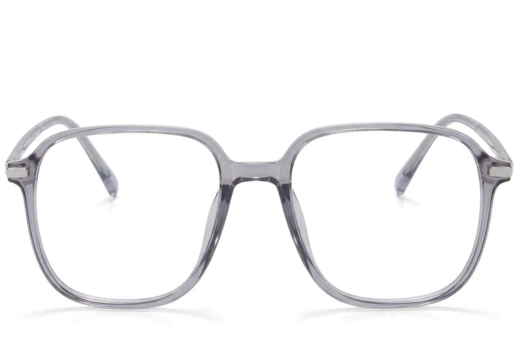 Gafas rectangulares grises TR90 #BS218-0858