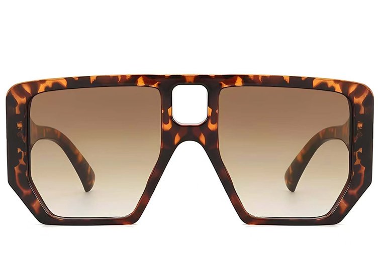 Aviator Tortoiseshell Plastic Sunglasses #BS225-0002
