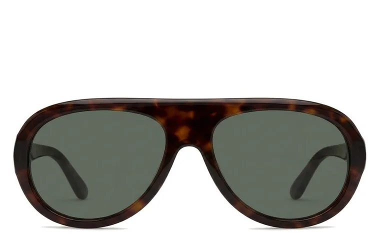 Aviator-Sonnenbrille aus Kunststoff mit Schildpattmuster #BS225-0017
