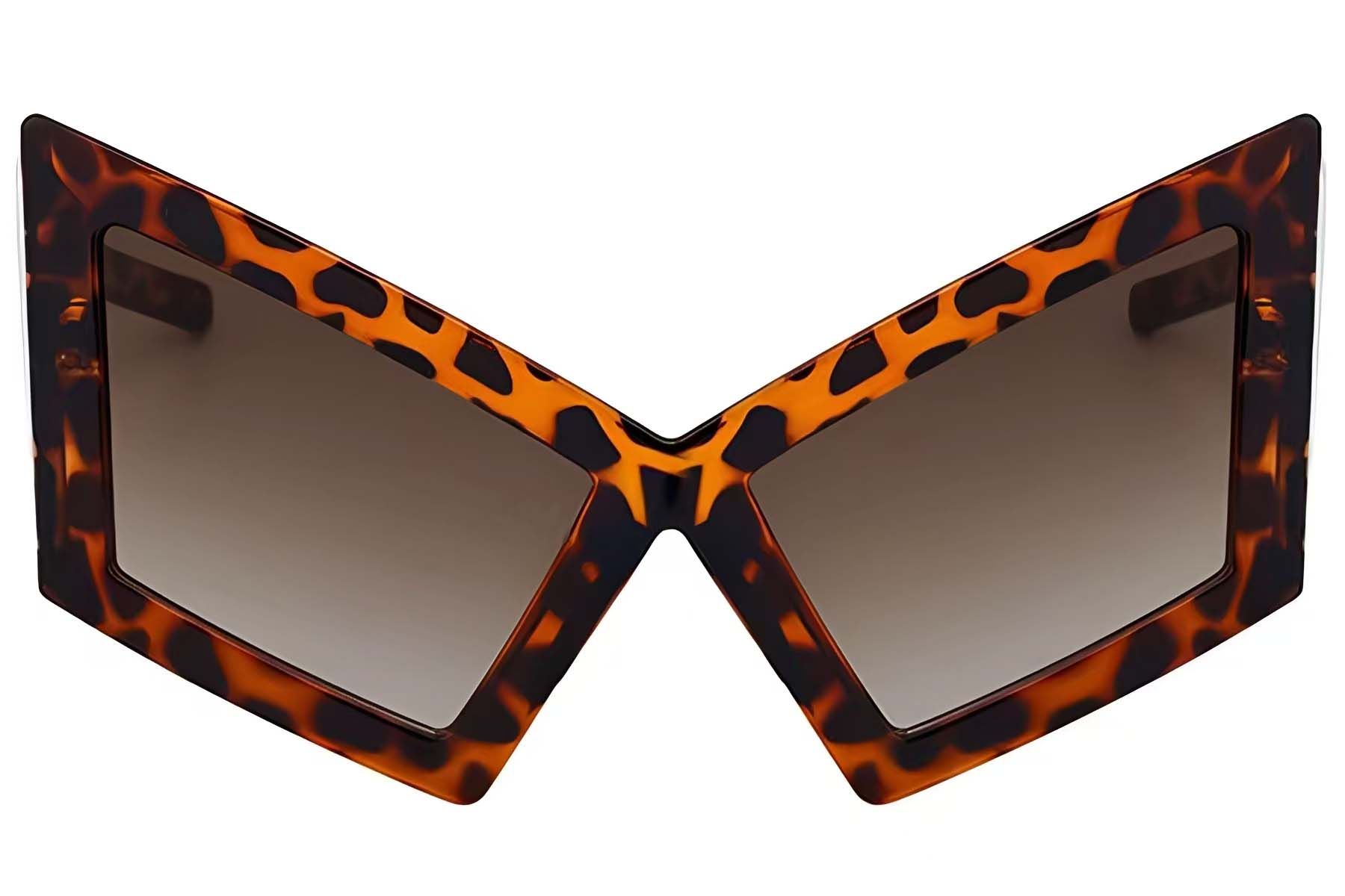 Butterfly Tortoiseshell Plastic Sunglasses #BS225-0020