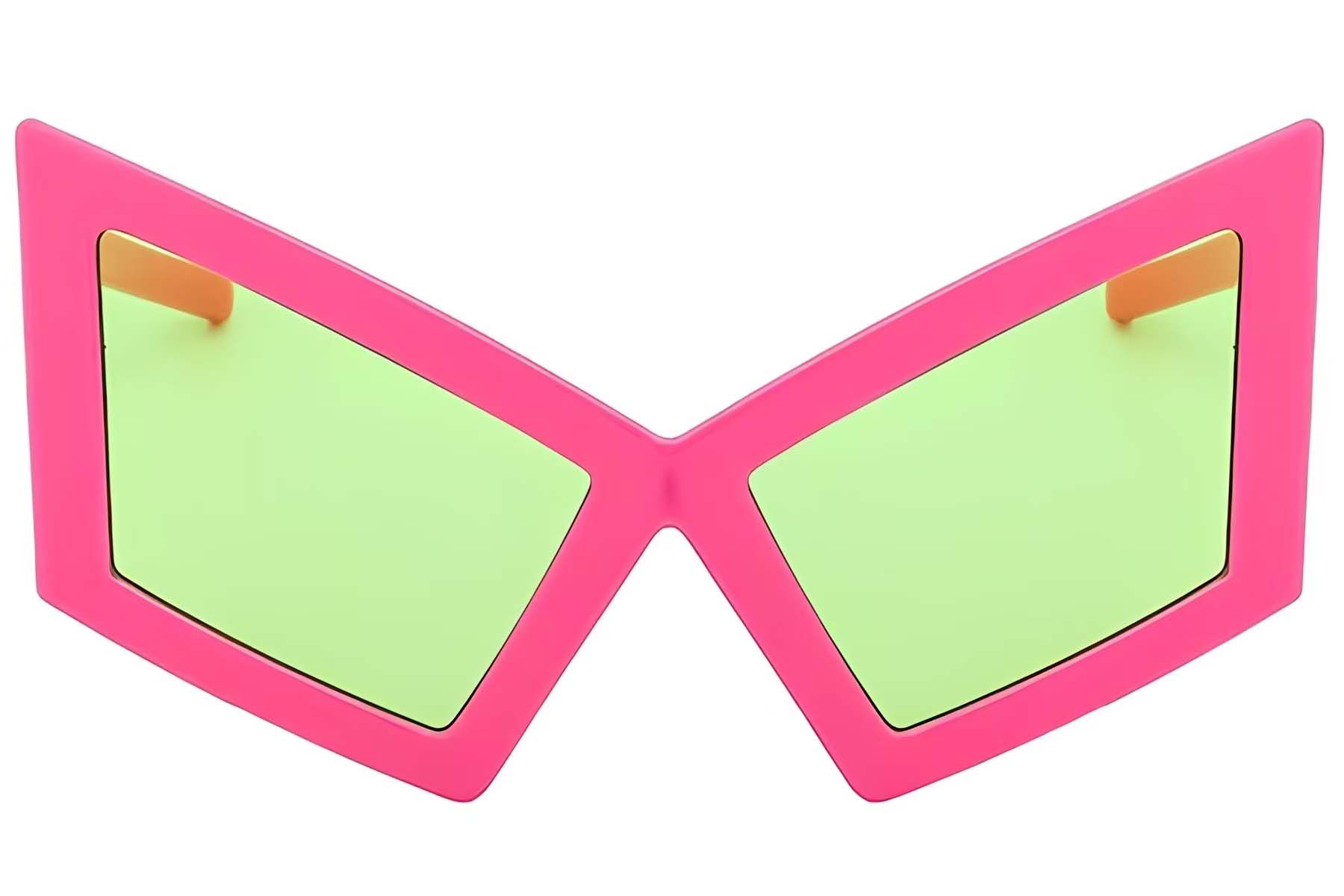 Butterfly Pink Plastic Sunglasses #BS225-0021