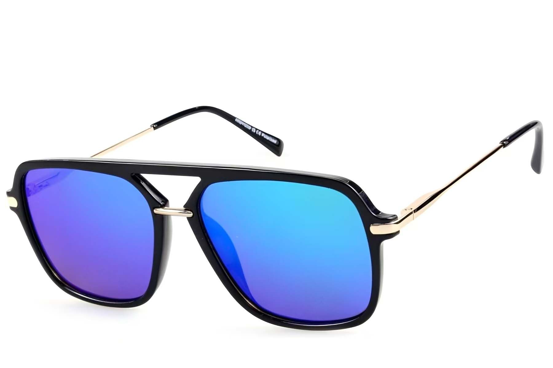 Aviator Black Plastic Sunglasses #BS225-0063