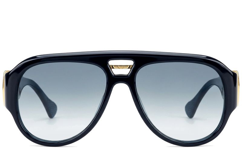 Aviator Blue Plastic Sunglasses #BS225-0099