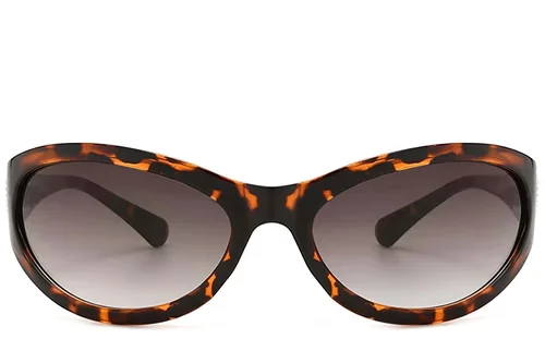 Lunettes de soleil papillon en plastique écaille de tortue #BS225-0141
