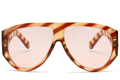 Aviator Pattern Plastic Sunglasses #BS2408-0007