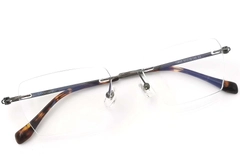 Invisible Gray Titanium Glasses #BS2419-0011