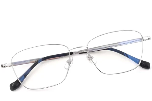 Rectangular Silver Titanium Glasses #BS2419-0015