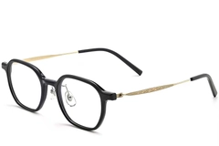 Rectangular Black Titanium Glasses #BS2419-0055