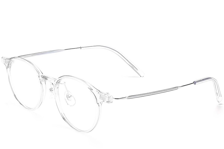Ovale, transparente Titanbrille #BS2419-0068