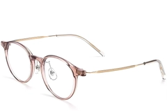 Oval Pink Titanium Glasses #BS2419-0070