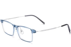 Rectangular Blue Titanium Glasses #BS2419-0074