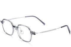 Rectangular Gray Titanium Glasses #BS2419-0087