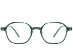 Rectangular Green Titanium Glasses #BS2419-0089