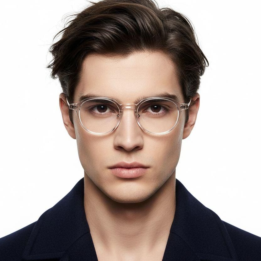 Geometric Transparent Titanium Glasses #BS2419-0103