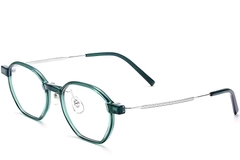 Geometric Green Titanium Glasses #BS2419-0104