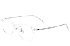Rectangular Transparent Titanium Glasses #BS2419-0107