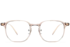 Rectangular Pink Titanium Glasses #BS2419-0116
