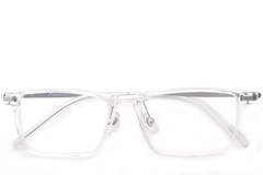 Rectangular Transparent Titanium Glasses #BS2419-0118