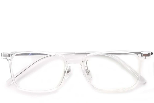Rectangular Transparent Titanium Glasses #BS2419-0124