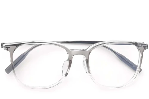 Rectangular Gray Titanium Glasses #BS2419-0134