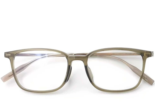 Rectangular Green Titanium Glasses #BS2419-0135