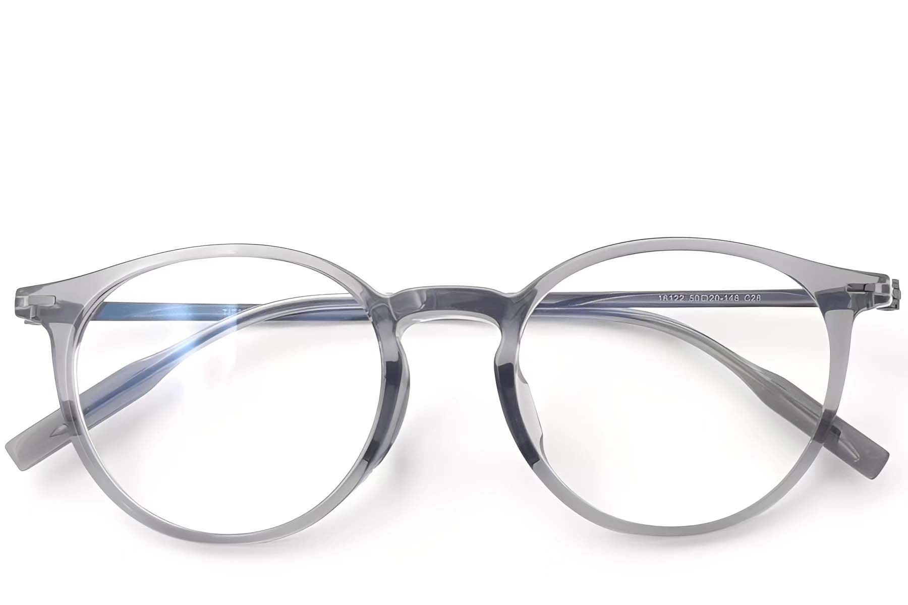 Oval Gray Titanium Glasses #BS2419-0142