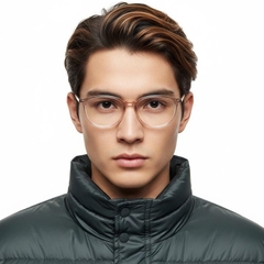 Oval Pink Titanium Glasses #BS2419-0158