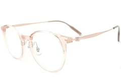 Oval Pink Titanium Glasses #BS2419-0164