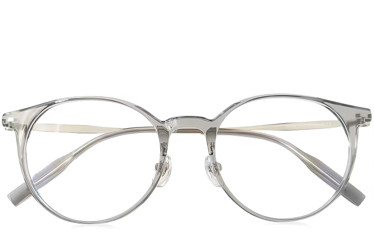 Oval Grey Titanium Glasses #BS2419-0165