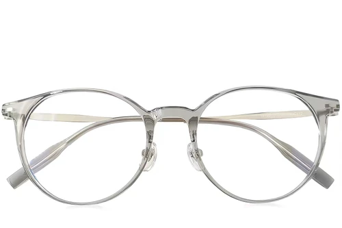 Oval Gray Titanium Glasses #BS2419-0165