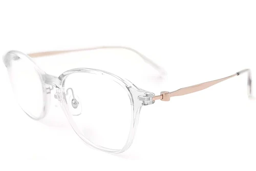 Oval Transparent Titanium Glasses #BS2419-0171