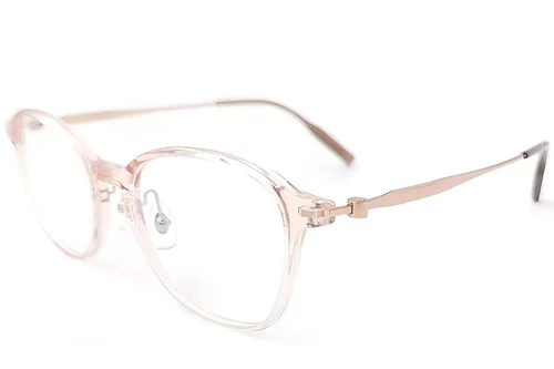 Oval Pink Titanium Glasses #BS2419-0172