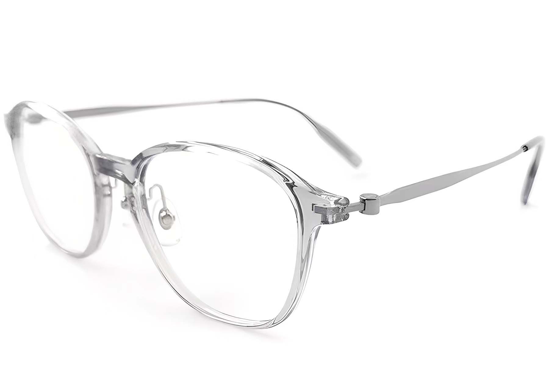 Oval Gray Titanium Glasses #BS2419-0174