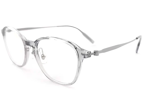 Oval Gray Titanium Glasses #BS2419-0174