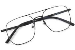 Aviator Black Titanium Glasses #BS2419-0180