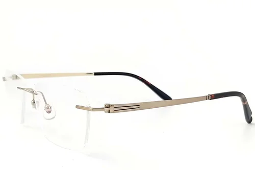 Lunettes invisibles en titane doré #BS2419-0185