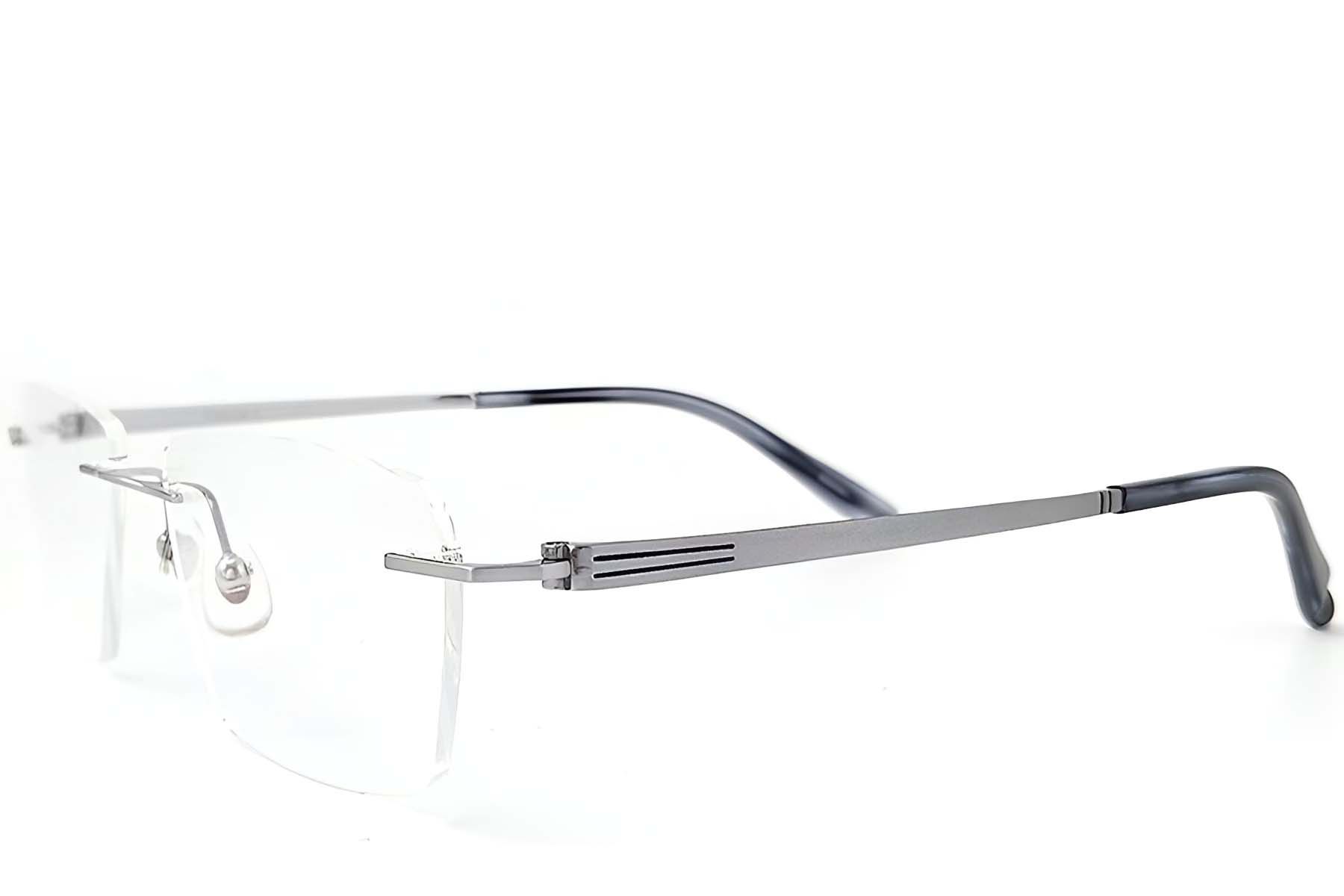 Invisible Silver Titanium Glasses #BS2419-0187