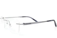 Lunettes invisibles en titane argenté #BS2419-0187