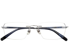 Lunettes invisibles en titane argenté #BS2419-0190